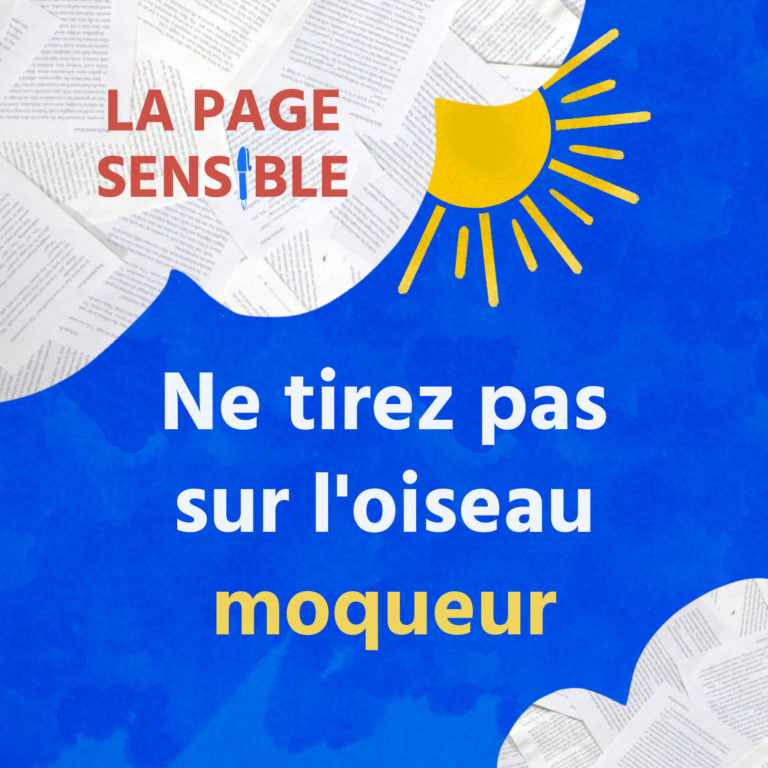 NE TIREZ PAS sur loiseau moqueur HARPER LEE EUR 200 PicClick FR